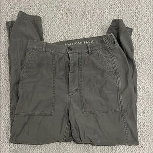 American Eagle Outfitters Men's Dark Gray Cargo Pants
